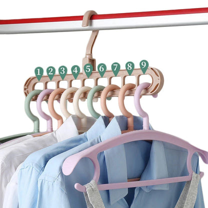 9 en 1 COLGADOR ORGANIZDOR ROPA GANCHO